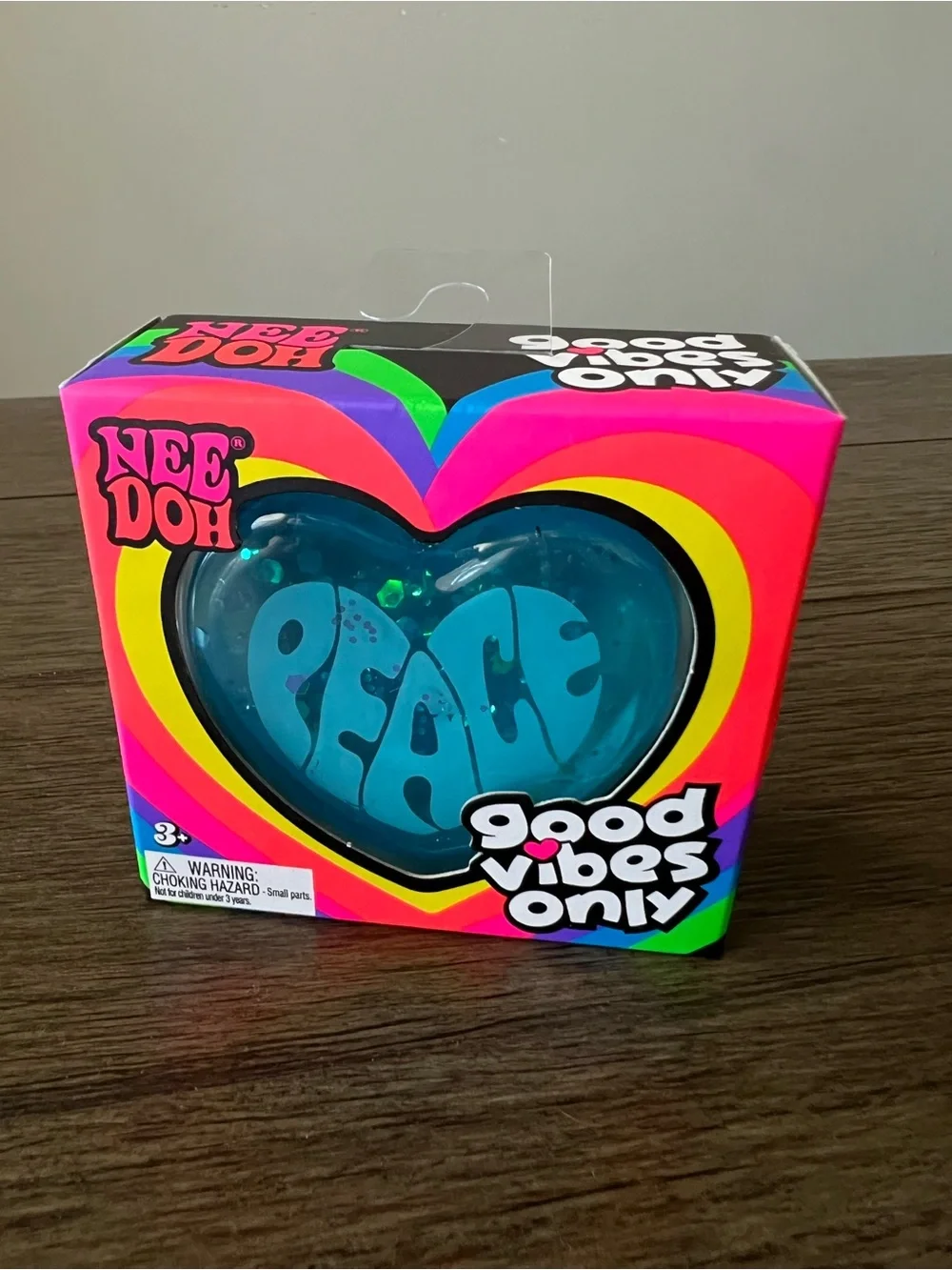 AUTHENTIC Schylling NeeDoh - BUNDLE (Good Vibes Only Hearts) (set of 3)